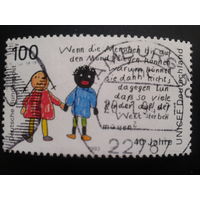 Германия 1993 ЮНИСЕФ, дети Михель-0,7 евро гаш.
