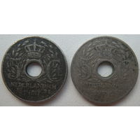 Голландская Ост-Индия 5 центов 1921, 1922 гг. Цена за 1 шт.