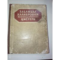 Таблица калибровки железнодорожных цистерн . 1961 года . Редкая .