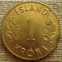 1 крона 1969 Исландия