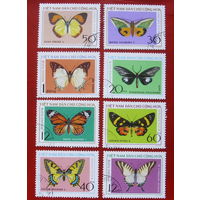 Вьетнам. Бабочки. ( 8 марок ) 1976 года. 3-4.