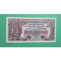 Банкнота 1 фунт Вооружённые силы Великобритании 1948 г.