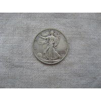 США 1/2 доллара Walking Liberty Half Dollar 1943 год  от 1 рубля без МЦ