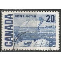 Канада. Живопись В.Морица. Путешествие в Квебек. 1967г. Mi#406.