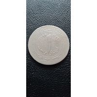 Алжир 1 динар 1964 г.