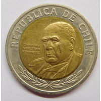Чили 500 песо 2001 г