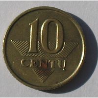 Литва, 10 центов 1997