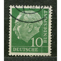 Президент ФРГ Теодор Хойс. Германия. 1954