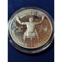 1 доллар США 1996г. Серебро.