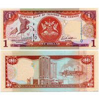 Тринидад и Тобаго. 1 доллар (образца 2006 года, P46, UNC)