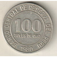 Перу 100 соль 1980