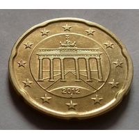 20 евроцентов, Германия 2012 J, AU