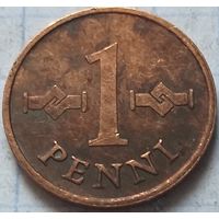 Финляндия 1 пенни, 1967          ( 7-6-1 )