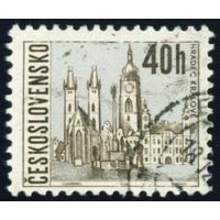 Стандартный выпуск. Города Чехословакия 1966 год 1 марка