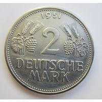 Германия 2 марки 1951 D   .19-171