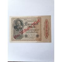1 000 марок 1922 года (с надпечаткой 1 млрд. марок)