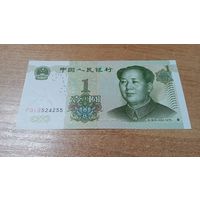 1 юань Китая 1999 года с  рубля**524255