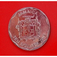 35-04 Ямайка, 10 долларов 2012 г.