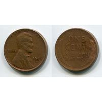 США. 1 цент (1953, буква D)