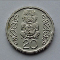 Новая Зеландия 20 центов. 2008