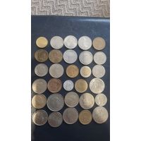 30 монет с портретным профилем выдающихся личностей без повторов распродажа с рубля