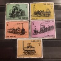 Сан Марино 1964. Паровые локомотивы. Полная серия