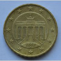 Германия, 10 евроцентов 2002 г. A