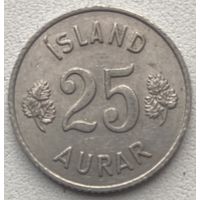 Исландия 25 эйре 1966 г.