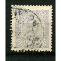 Португальские колонии - Гвинея - 1894 - Король Карлуш I 20R - [Mi.29] - 1 марка. Гашеная.  (Лот 96BC)