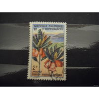 1964 Французская колония Новая Каледония флора цветы (3-14)