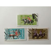 Монголия 1961. 40-летие монгольской почтовой службы