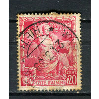 Королевство Италия - 1938 - Император Август 20С - [Mi.605] - 1 марка. Гашеная.  (Лот 35Eu)-T5P4