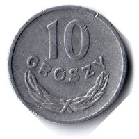 Польша. 10 грошей. 1949 г.