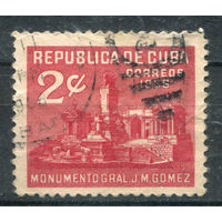 Куба - 1936г. - памятник, 2 с - 1 марка - гашёная. Без МЦ!