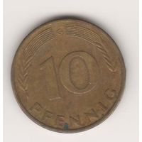 Германия, 10 pfennig, 1980