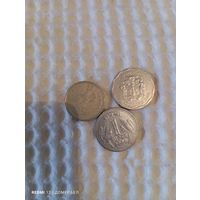 Уганда 500 шилингов 2003, Ямайка 10 долларов 2008, Индия 1 рупия 2000 -69