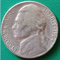 США 5 центов 1964 D 02