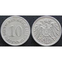 YS: Германия, Рейх, 10 пфеннигов 1916D, KM# 12 (2)